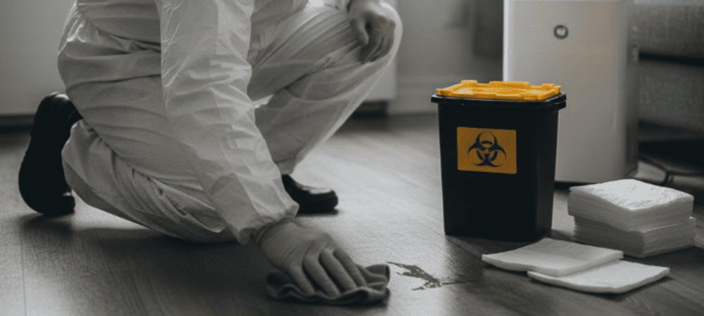 Отмывка крови с поверхностей в Минске