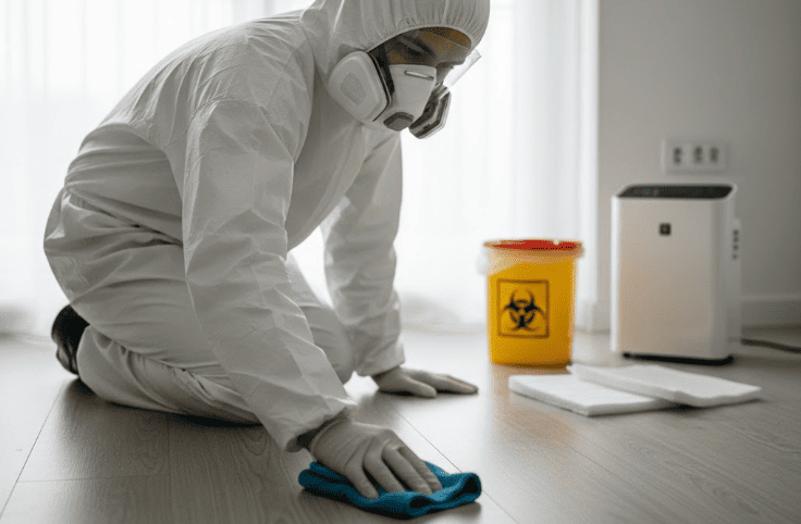 Отмывка крови с поверхностей в Минске