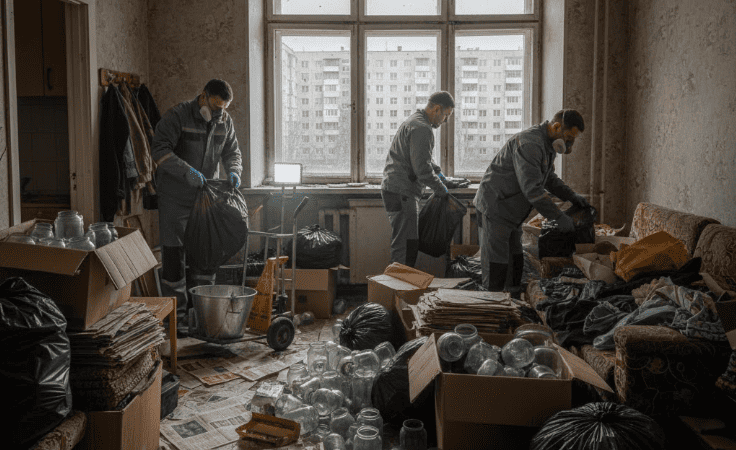 Уборка запущенной квартиры в Минске